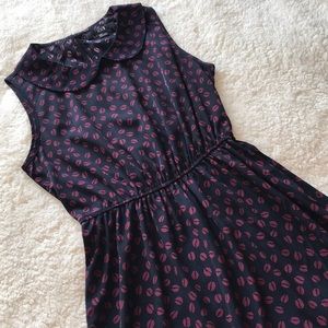 Forever 21 | Navy Dress with Peter Pan Collar